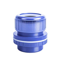 Clear PVC through plate joint