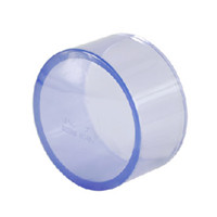 Clear PVC End Cap