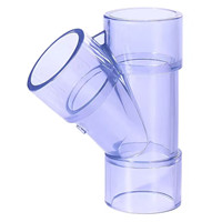 CLEAR PVC Y TEE