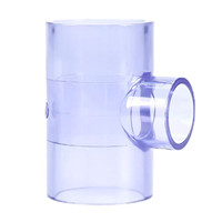 Clear PVC Reducer Tee